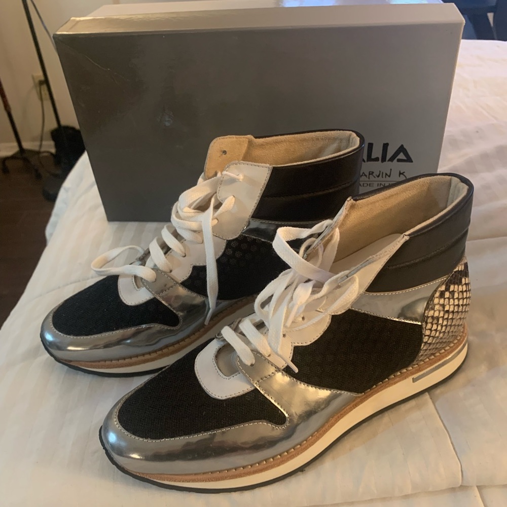 AQUATALIA snakeskin leather running shoe new made in Italy